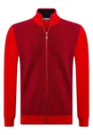 Jacey Quinn Cardigan Overlay Rot/Dunkelrot