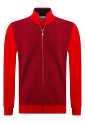 Jacey Quinn Cardigan Overlay Rot/Dunkelrot