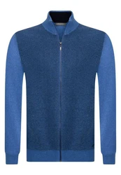 Jacey Quinn Cardigan Overlay Blau/Dunkelblau