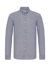 Moxx Paris Blusenshirt Casual Shirts Grau/Dunkelblau/Hellblau