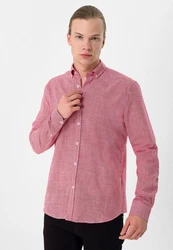 Moxx Paris Blusenshirt Casual Shirts Rosa/Rot