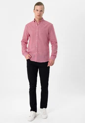 Moxx Paris Blusenshirt Casual Shirts Rosa/Rot