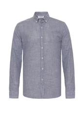 Moxx Paris Blusenshirt Casual Shirts Dunkelblau/Hellblau/Blau/Grau