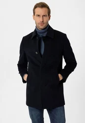 Moxx Paris Wintermantel PEDRO Dunkelblau/Schwarz
