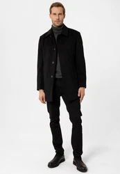 Moxx Paris Wintermantel PEDRO Dunkelblau/Schwarz