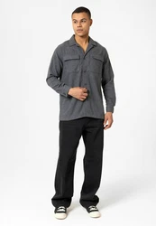 Williot Blusenshirt Michelangelo Hellgrau/Grau/Dunkelgrau