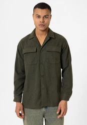 Williot Blusenshirt Michelangelo Dunkelgrün/Grün/Khaki