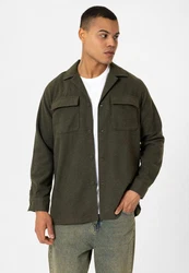 Williot Blusenshirt Michelangelo Dunkelgrün/Grün/Khaki