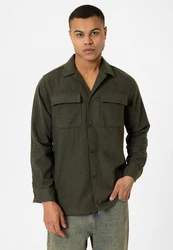Williot Blusenshirt Michelangelo Dunkelgrün/Grün/Khaki