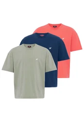 Williot Poloshirt Milano Mischfarben/Dunkelgrün/Khaki/Beige