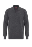 Williot Sweatshirt Vicente Dunkelgrau/Grau/Rot