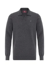 Williot Sweatshirt Vicente Dunkelgrau/Grau/Rot