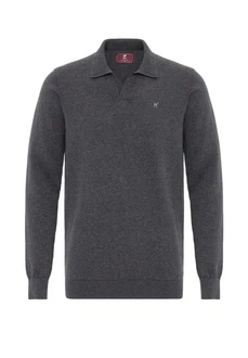 Williot Sweatshirt Vicente Dunkelgrau/Grau/Rot Williot Sweatshirt Vicente Dunkelgrau/Grau/Rot