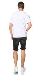 Denim House Jeansshorts Schne Destroyed Jeans Capri im Used-Look Schwarz (30)