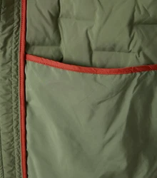 CASAMODA Strickpullover Weste Hybrid Dunkelgrün/Grün