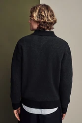 Next Poloshirt Relaxed Fit Schwarz/Dunkelblau