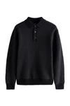 Next Poloshirt Relaxed Fit Schwarz/Dunkelblau