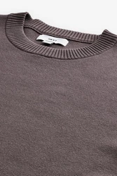 Next Regular Fit Pullover mit Rundhalsausschnitt Lila/Grau/Braun