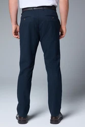 Next Stretch-Hose mit Gürtel (2-tlg) Dunkelblau/Blau/Hellblau