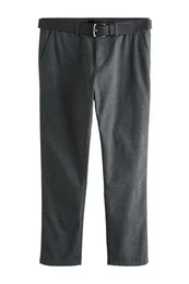 Stretch-Hose Weiche Stretch-Chinohosen mit Grtel (2-tlg)