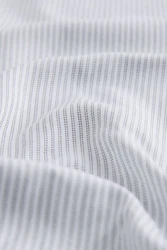 Next Langarmhemd Slim Fit Hemd und Krawatte Set Grau/Weiß