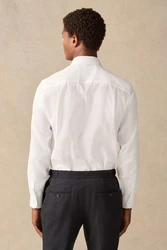 Next Langarmhemd Slim Fit Hemd und Krawatte Set Weiß/Dunkelblau/Hellblau/Schwarz/Creme