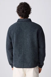 Next Strickjacke mit Schalkragen Dunkelblau/Grau/Blau/Dunkelgrau