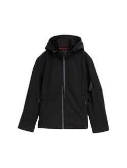 TOM TAILOR Funktionsjacke Softshell-Jacke mit Kapuze 