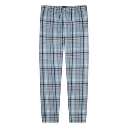 Pyjamahose Schlafanzughose lang mit Knopfleiste