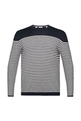 Esprit Strickpullover Dunkelblau/Blau/Schwarz