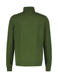 LERROS Strickpullover Dunkelgrün/Grün