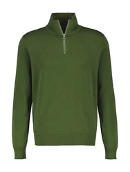 LERROS Strickpullover Dunkelgrün/Grün