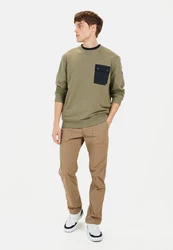 camel active Chinos Relaxed Fit Khaki/Braun/Beige