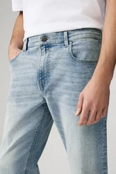 Next Skinny-fit Jeans Klassische Slim Fit Stretch Jeans Hellblau/Blau