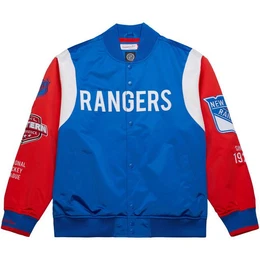Collegejacke Heavyweight Satin Jacket NHL New York Rangers
