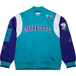 Collegejacke Heavyweight Satin Jacket NBA Charlotte Hornets
