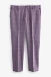Next Stoffhose Elegante Slim Fit (1-tlg) Rosa/Lila