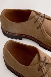 Next Schuhe mit Blatteinsatz und Schnürschuh Braun/Beige
