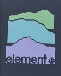 Element T-Shirt 3 Horizons Dunkelblau/Blau