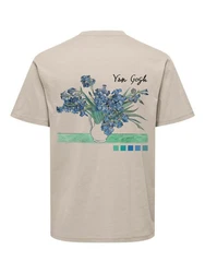 ONLY & SONS T-Shirt Khaki/Braun/Beige