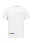 ONLY & SONS T-Shirt Grau/Weiß/Mischfarben