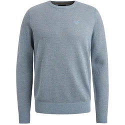 PME LEGEND Strickpullover Cotton Modal Hellblau/Grau/Blau