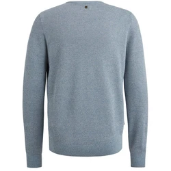 PME LEGEND Strickpullover Cotton Modal Hellblau/Grau/Blau