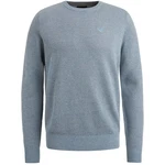 PME LEGEND Strickpullover Cotton Modal Hellblau/Grau/Blau