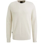 PME LEGEND Strickpullover Cotton Modal Khaki/Creme/Beige/Weiß