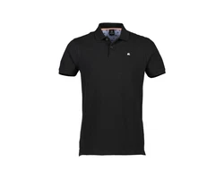 LERROS Poloshirt uni regular fit Schwarz/Dunkelblau/Grau/Dunkelgrau