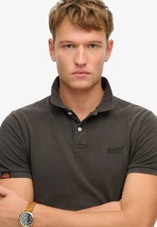 Superdry Poloshirt VINT DESTROY POLO Dunkelgrau/Khaki/Grau/Braun/Dunkelbraun