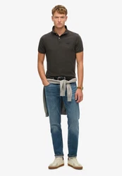Superdry Poloshirt VINT DESTROY POLO Dunkelgrau/Khaki/Grau/Braun/Dunkelbraun