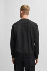 BOSS ORANGE Sweater mit Logo-Badge 