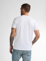 Petrol Industries Rundhalsshirt mit Logo Stickerei Weiß/Creme/Hellblau